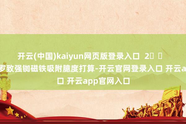 开云(中国)kaiyun网页版登录入口  2️⃣ 磁吸黑科技罗致强铷磁铁吸附臆度打算-开云官网登录入口 开云app官网入口